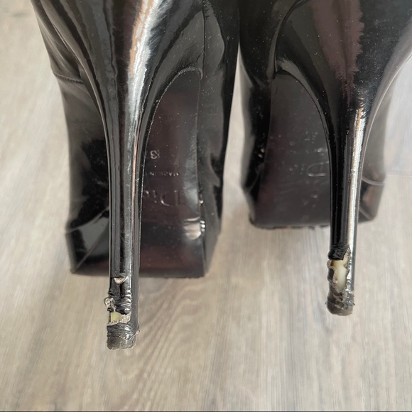 Dior Leather Peep Toe Pumps - Picture 5 of 8
